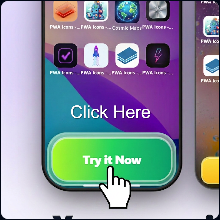 Imagcon mobile hero with Try it Now call to action